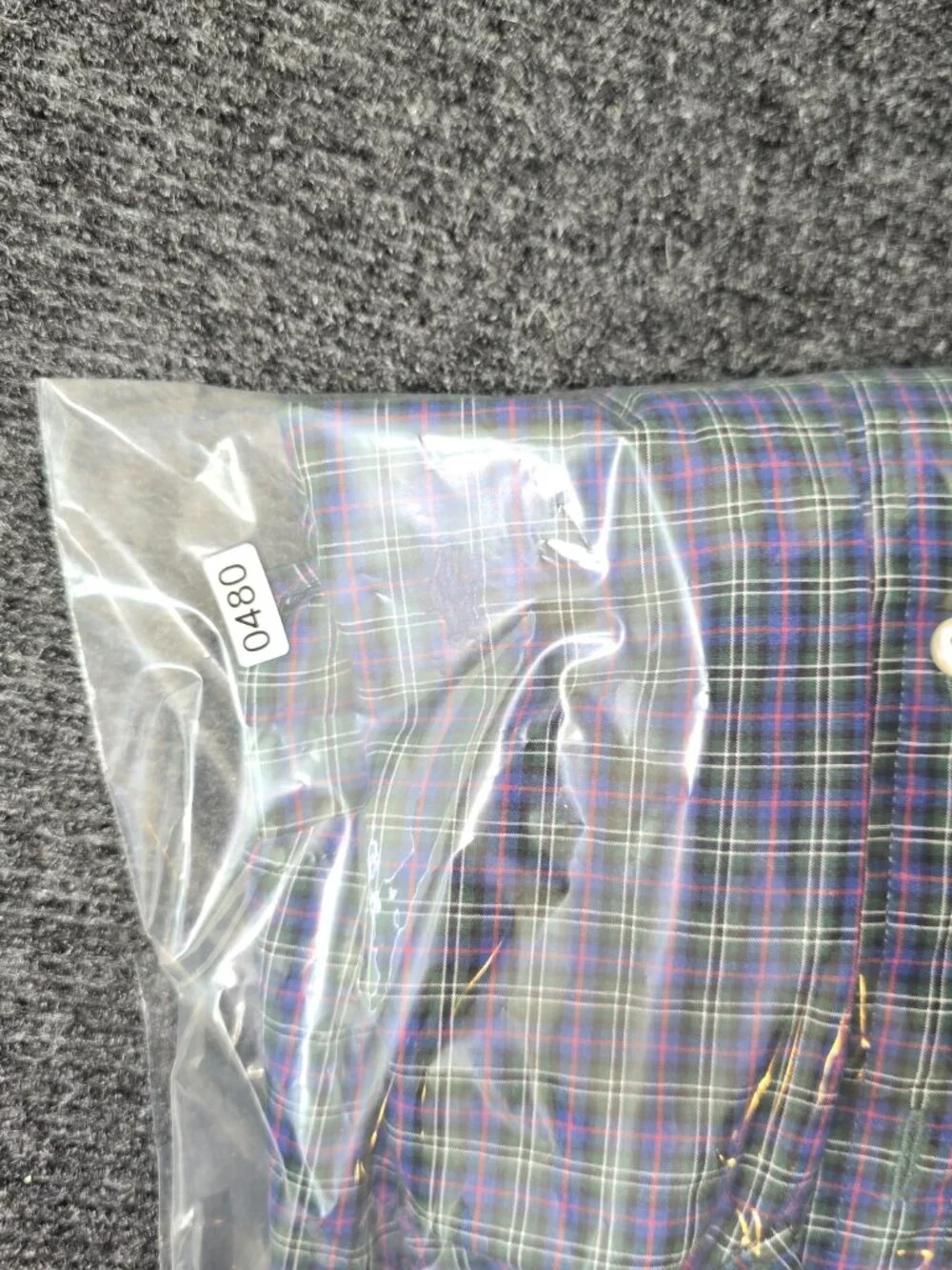 Ralph Lauren Boys Long Sleeve Plaid Shirt Youth XL (18‑20) Blue Green Purple Che